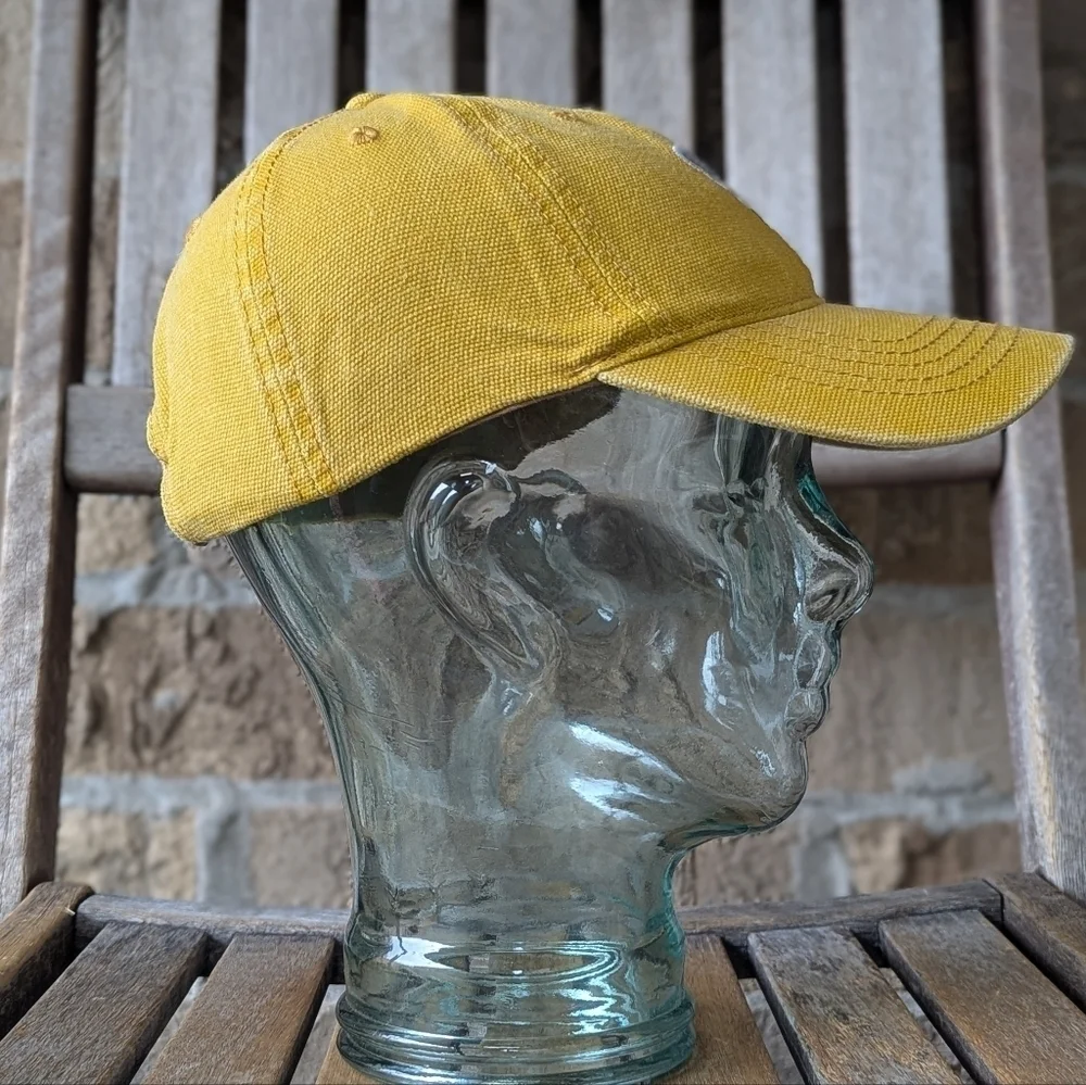 NWOT Bee Kind Bumblebee Marigold Yellow Ball Cap Dad Hat One Size 100% Cotton